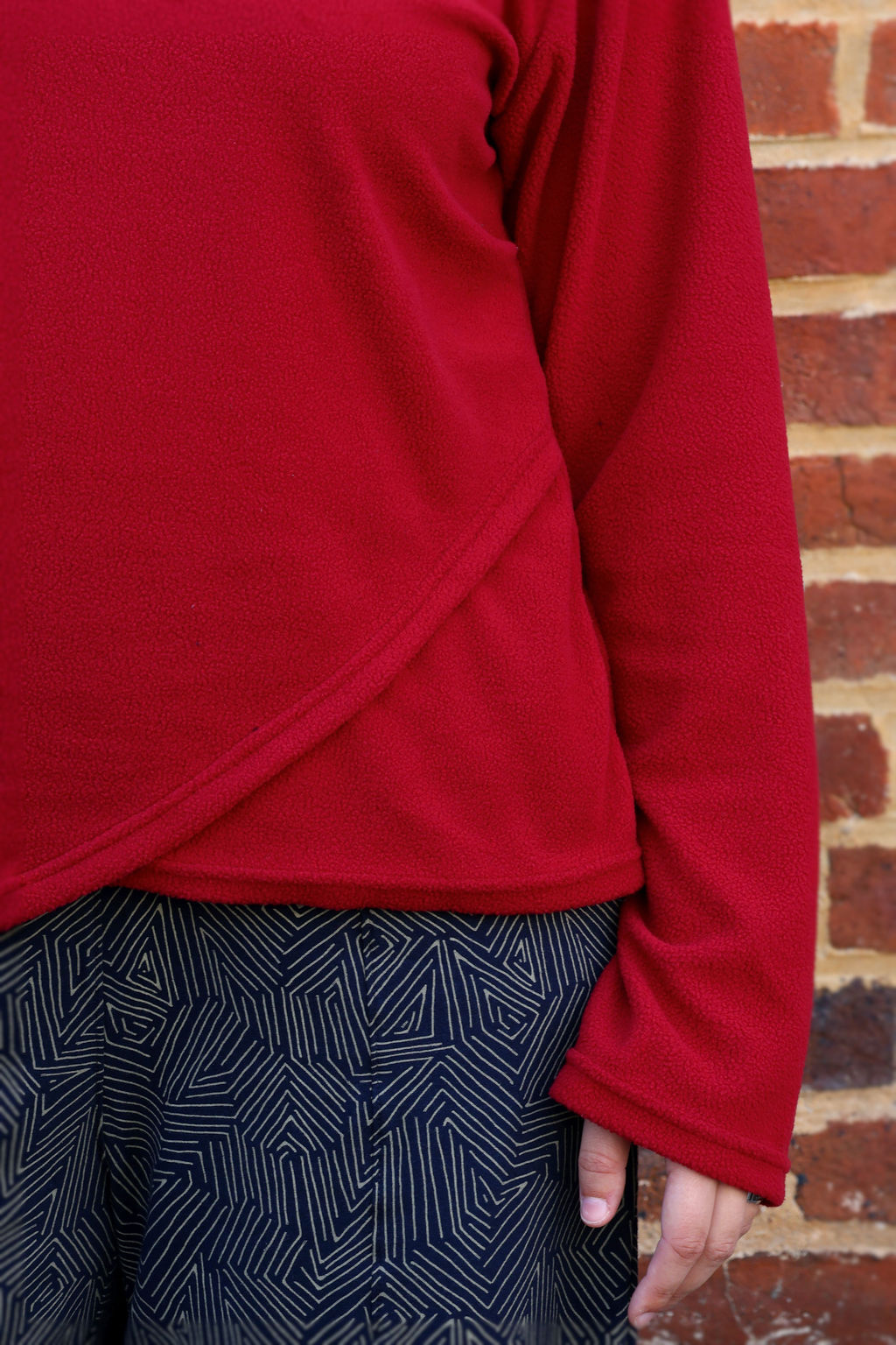 Fleece Pullover - Red