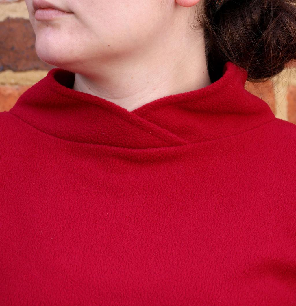 Fleece Pullover - Red