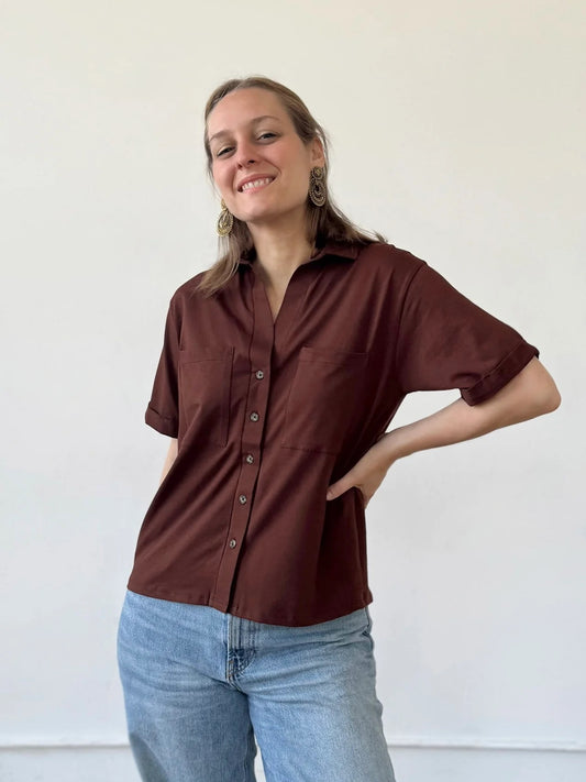 Beverly Top - Burnt Cedar