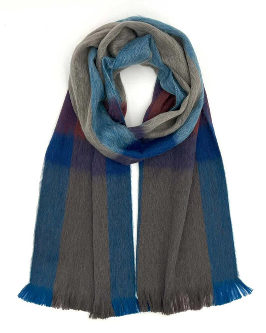 Alpaca Plaid Scarf - Equinox