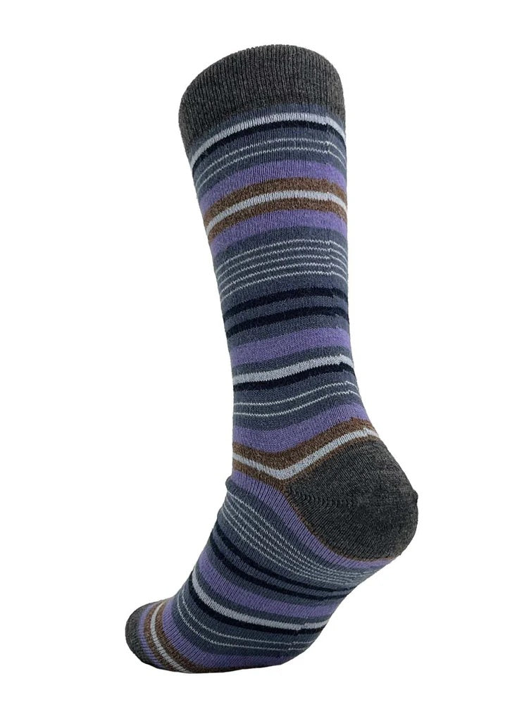 Dahlia Stripe Alpaca Socks
