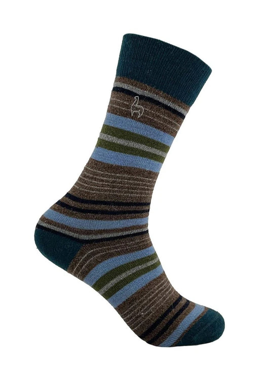 Riverun Stripe Alpaca Socks