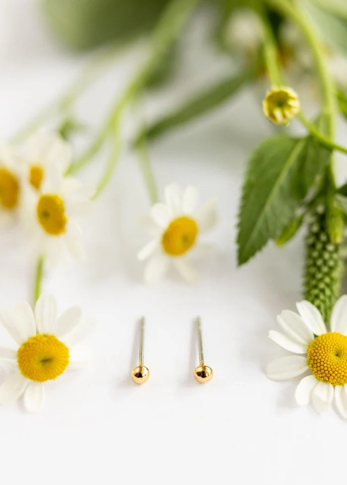 Small Ball Stud - Gold