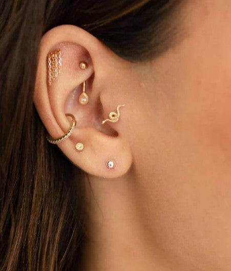 Small Ball Stud - Silver