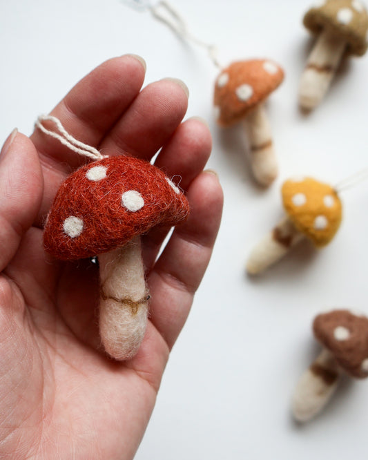 Mushroom Ornament