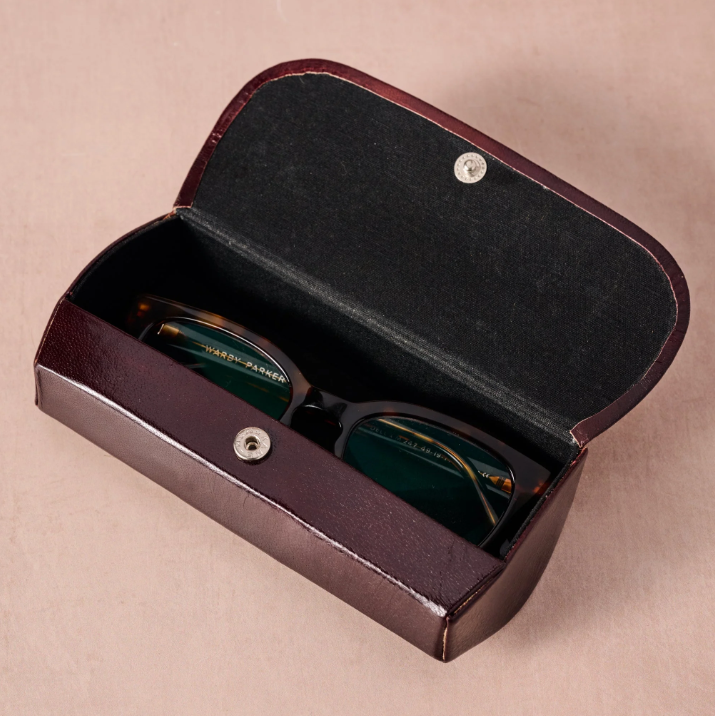 Kittee Leather Eyeglass Case