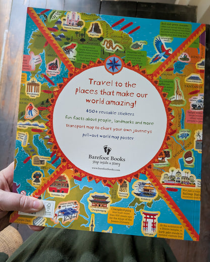 World Atlas Sticker Book