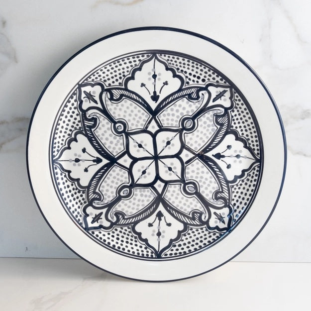 13" Haqima Round Large Platter