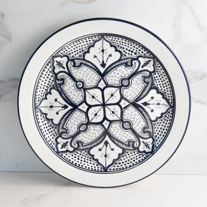 13" Haqima Round Large Platter
