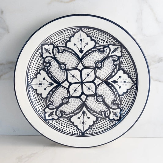 13" Haqima Round Large Platter