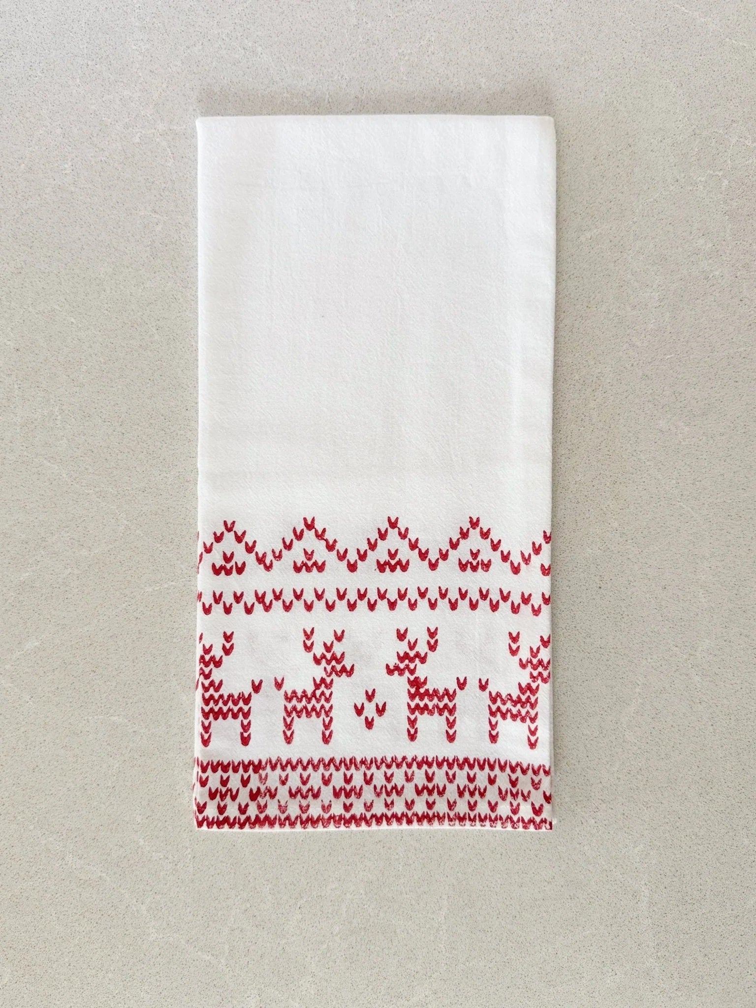 Reindeer Sweater Tea Towel