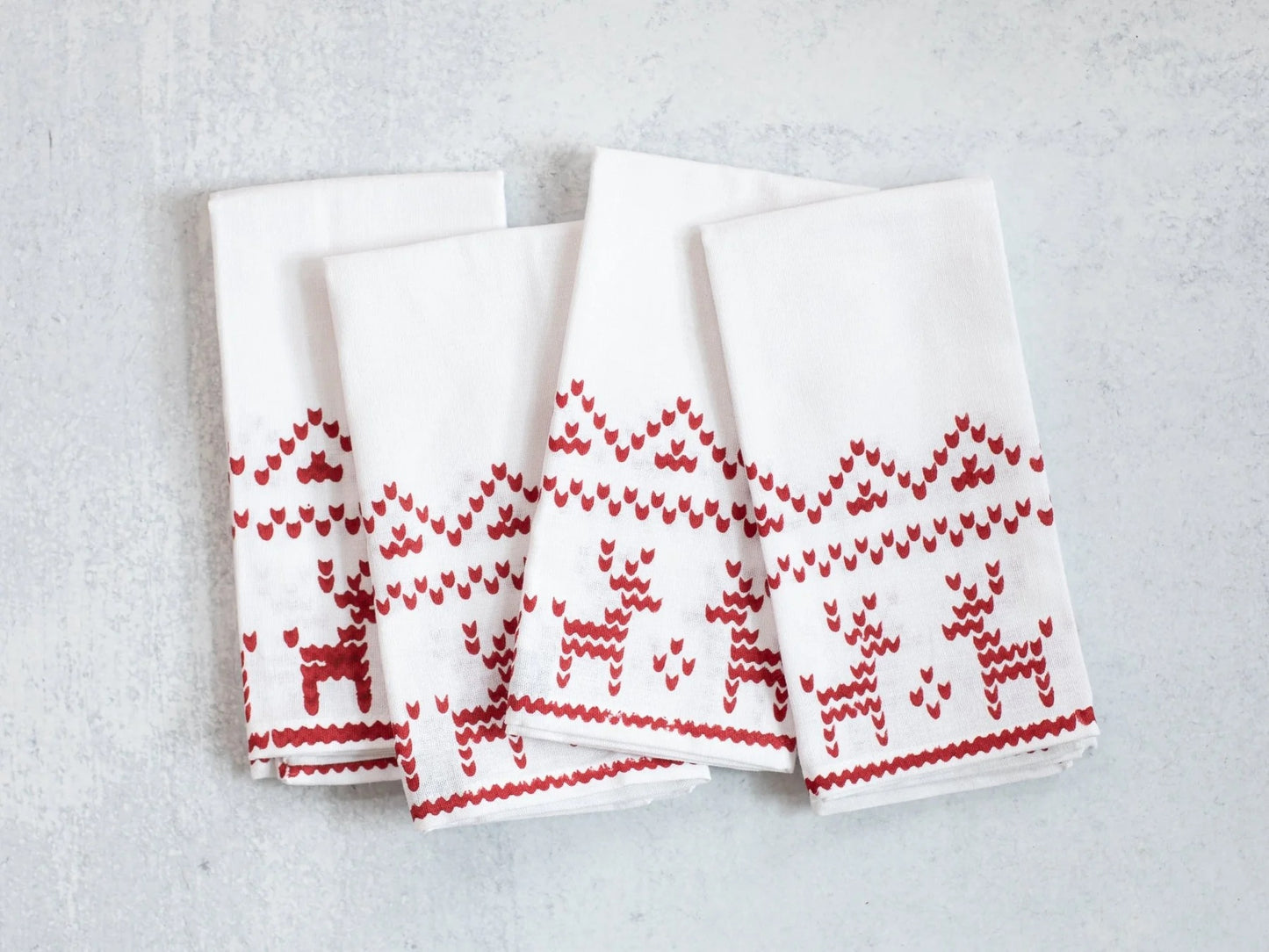 Reindeer Sweater Dinner Napkins