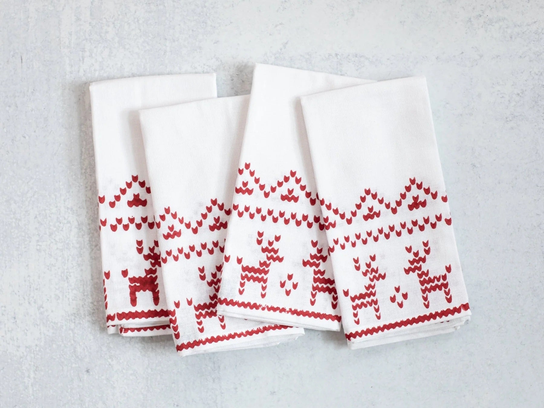 Reindeer Sweater Dinner Napkins