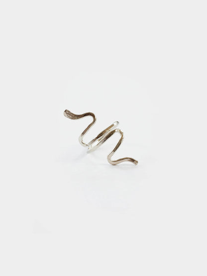 Serpentine Ring - Silver