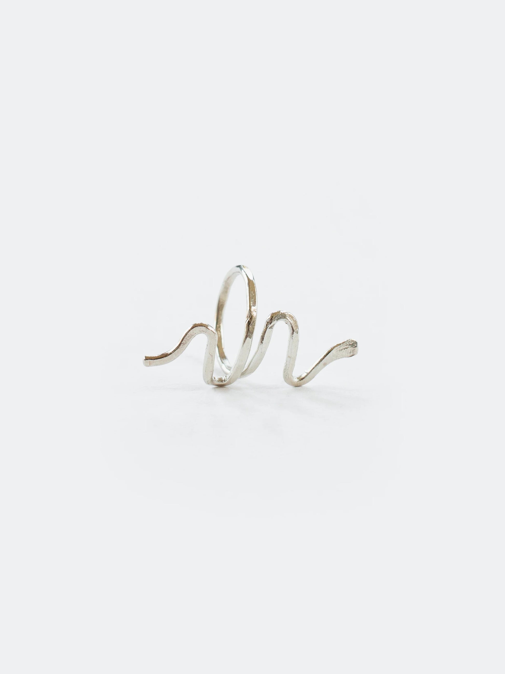 Serpentine Ring - Silver