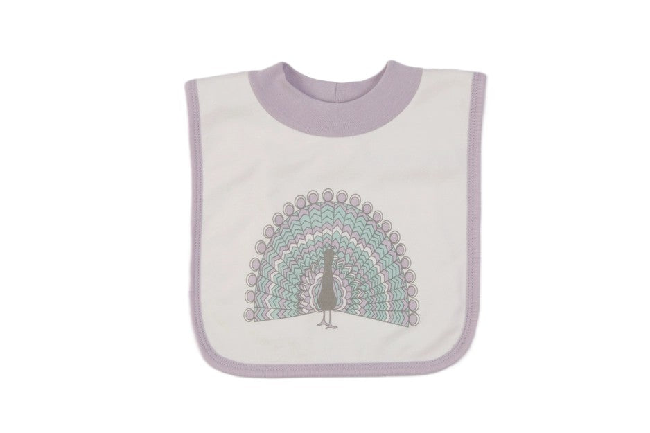 Peacock T-shirt Bib