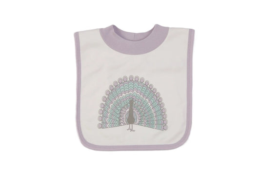 Peacock T-shirt Bib