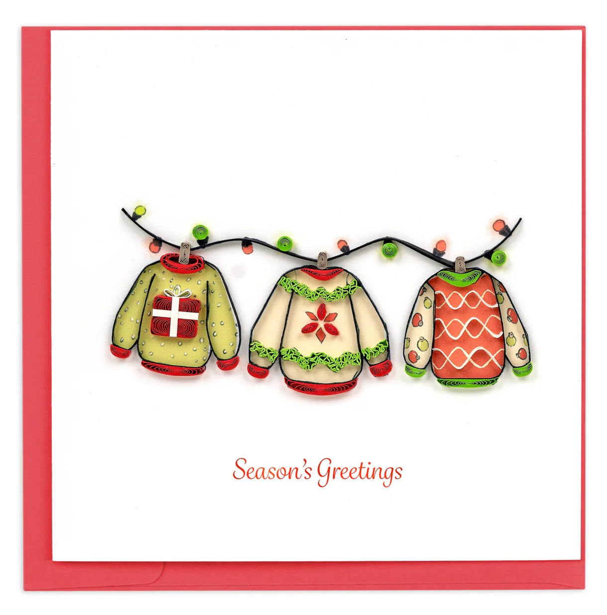 Christmas Sweaters Greeting Card