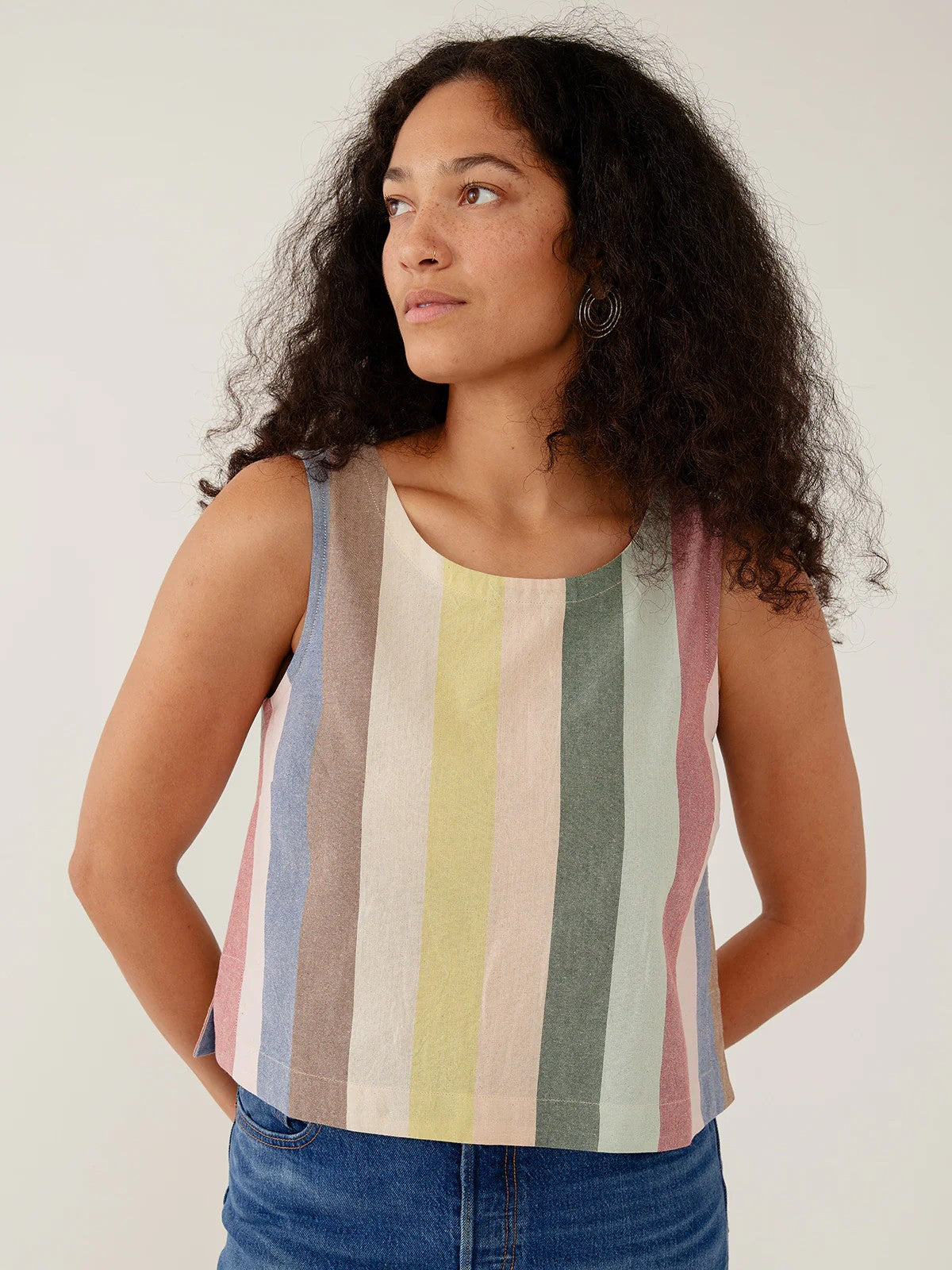 Neko Tank - Vintage Rainbow