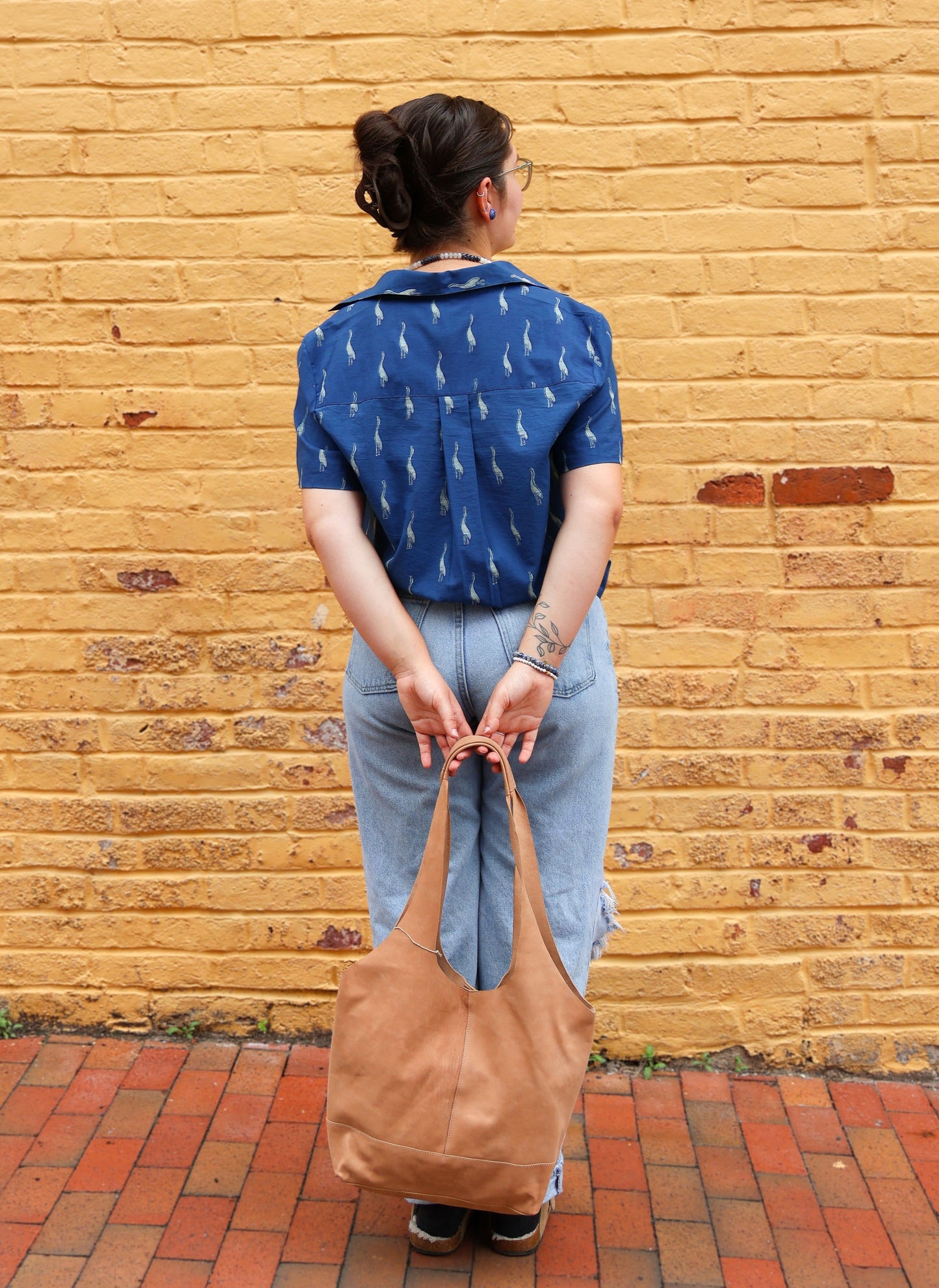 Benji Button Down Shirt - Indigo Goose