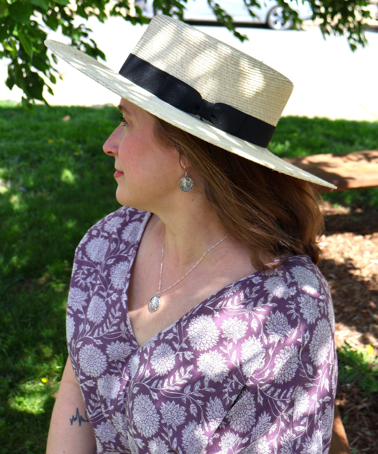 Riley V-neck Dolman Top - French Lilac