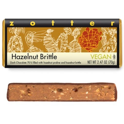 Hazelnut Brittle Vegan Chocolate