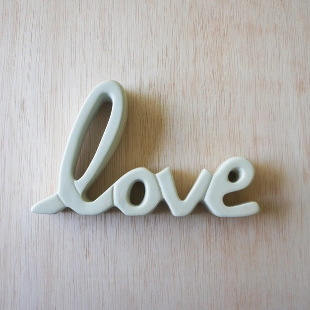 Love Standing Word - Natural