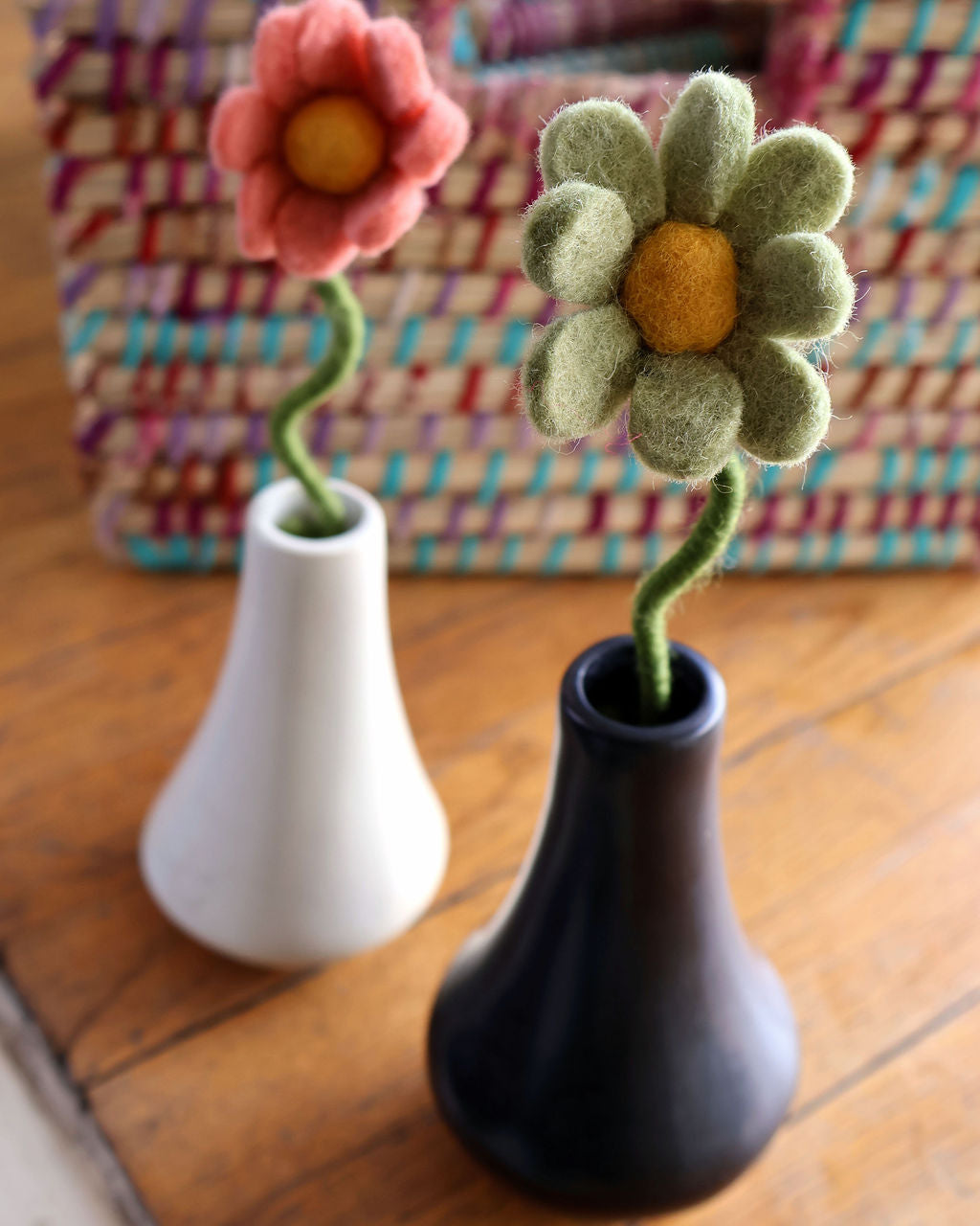Black Stem Vase