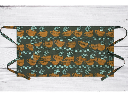 Apron Bistro Coffee Cups/Brown