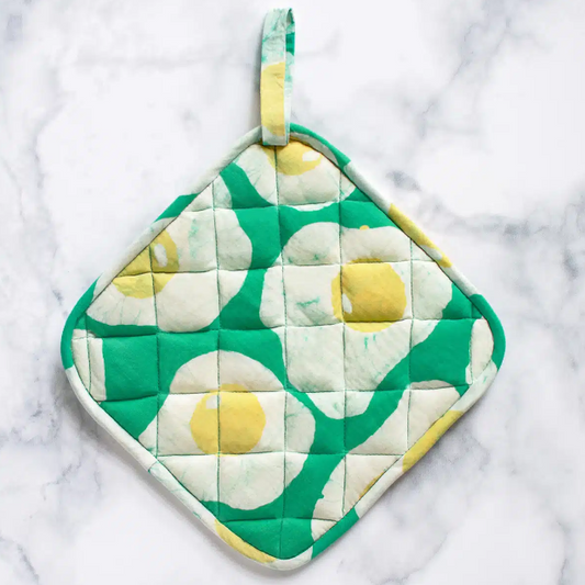 Potholder Eggs - Green