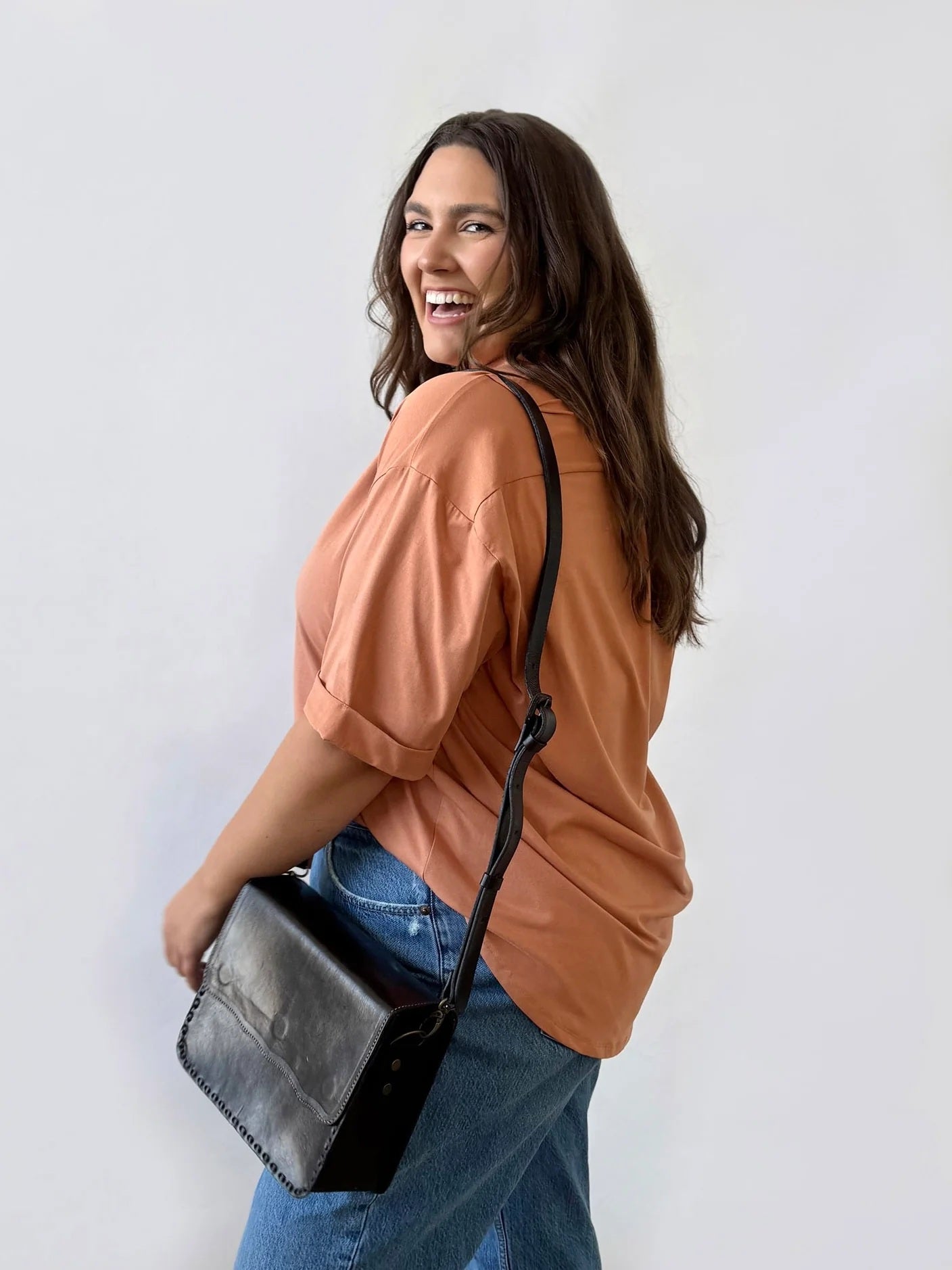 Melrose Top - Italian Clay