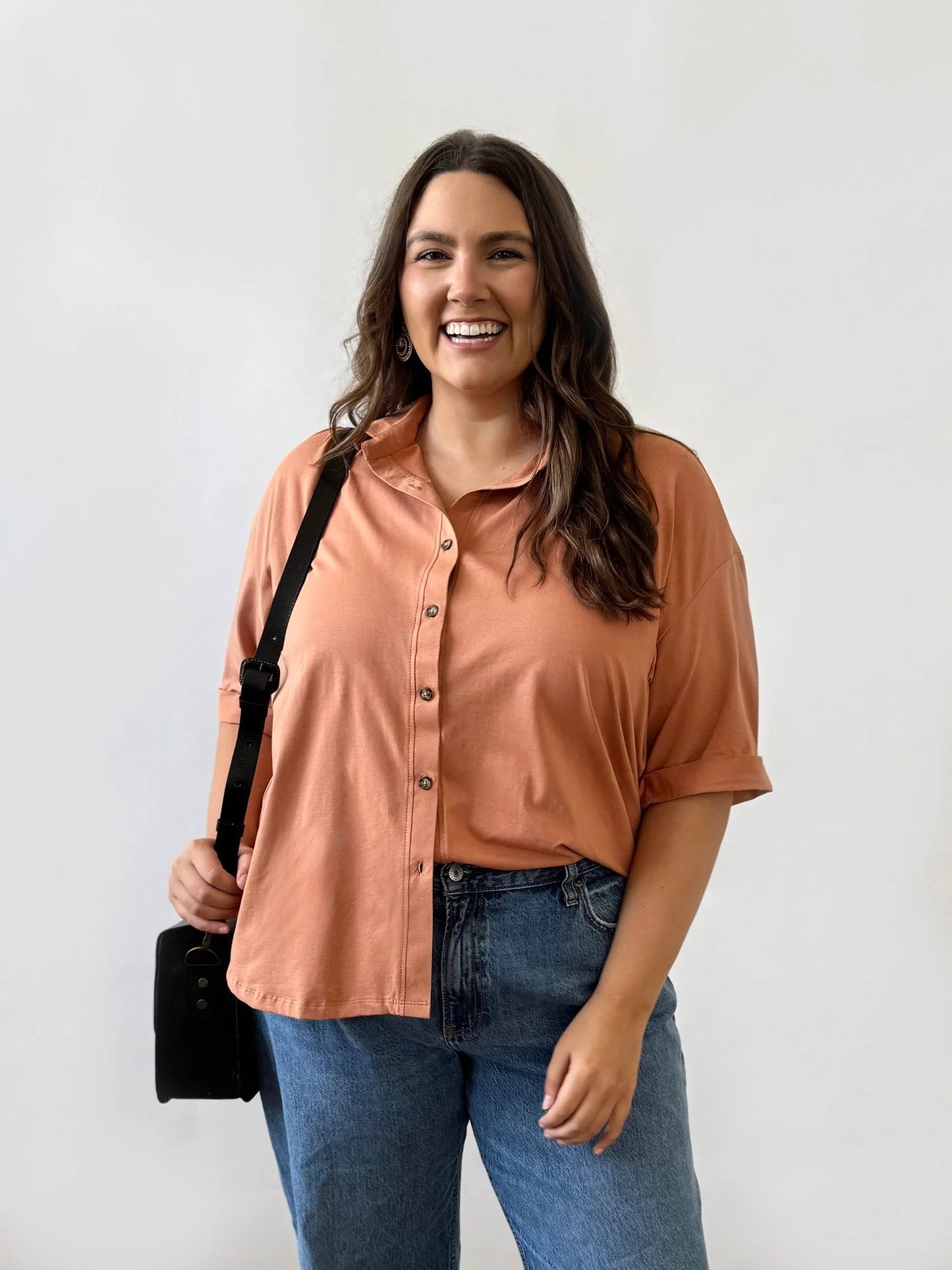 Melrose Top - Italian Clay