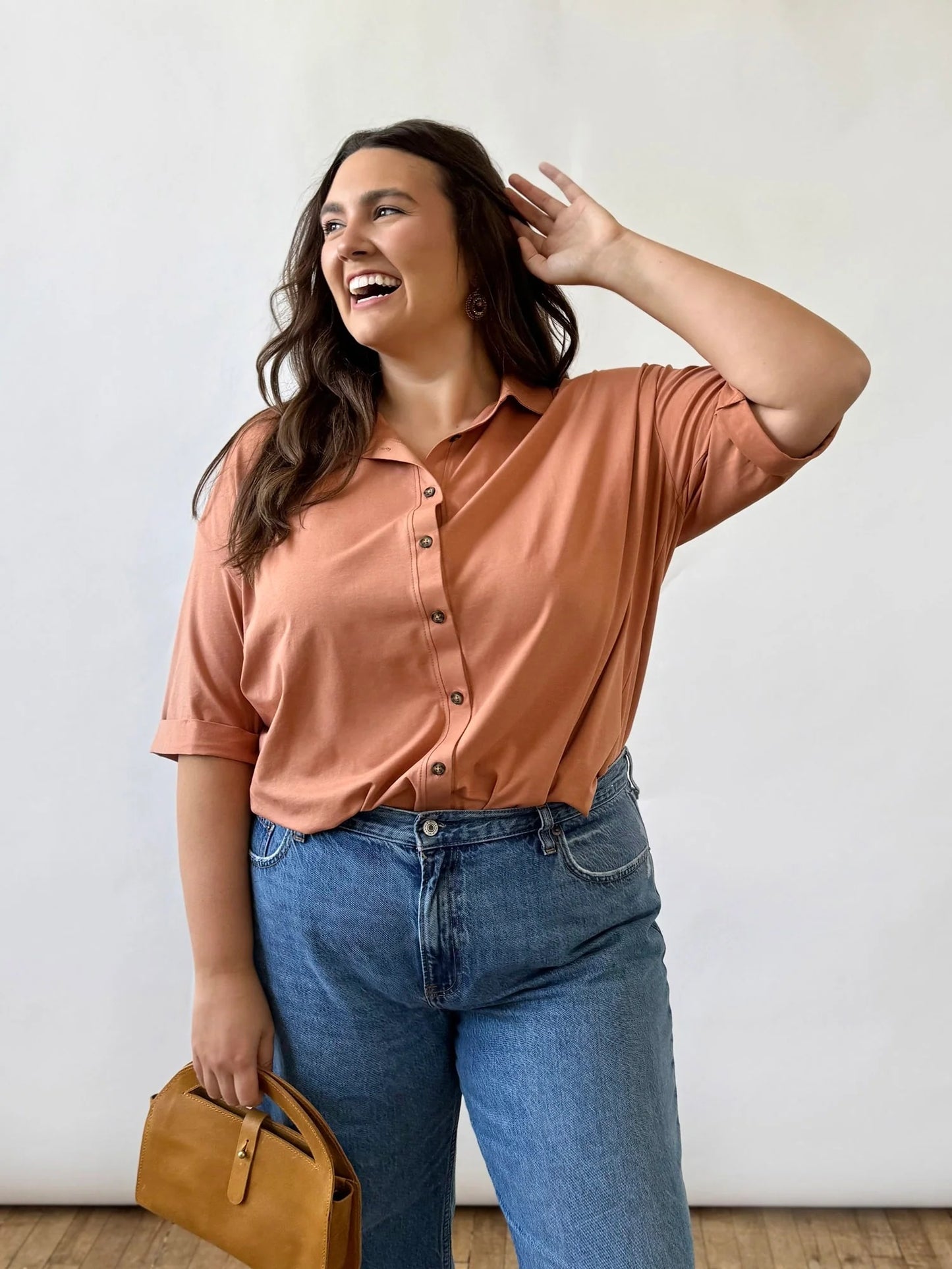 Melrose Top - Italian Clay