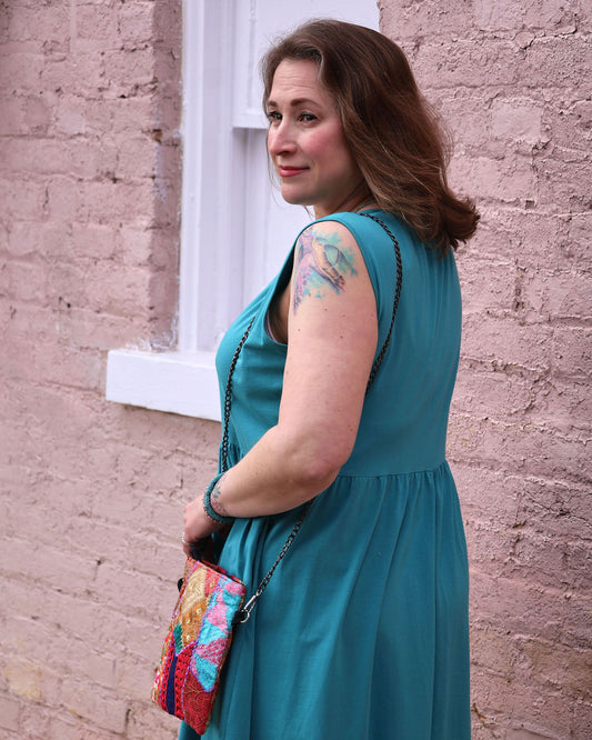 Sunset Dress - Marine Teal