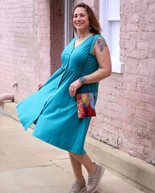 Sunset Dress - Marine Teal