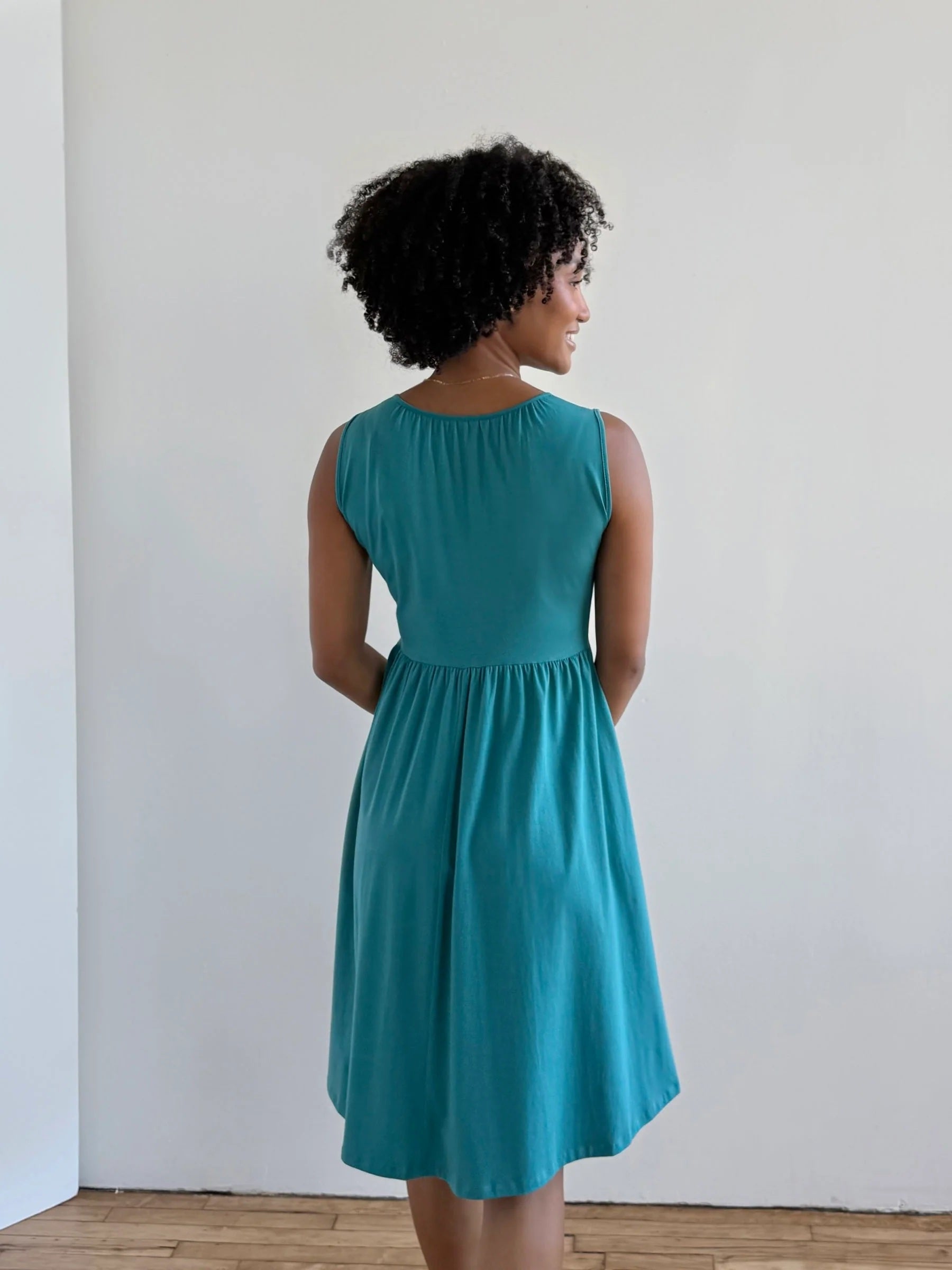 Sunset Dress - Marine Teal