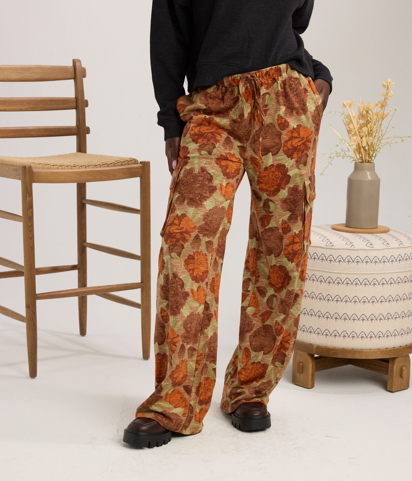 Camino Pant - Peonies
