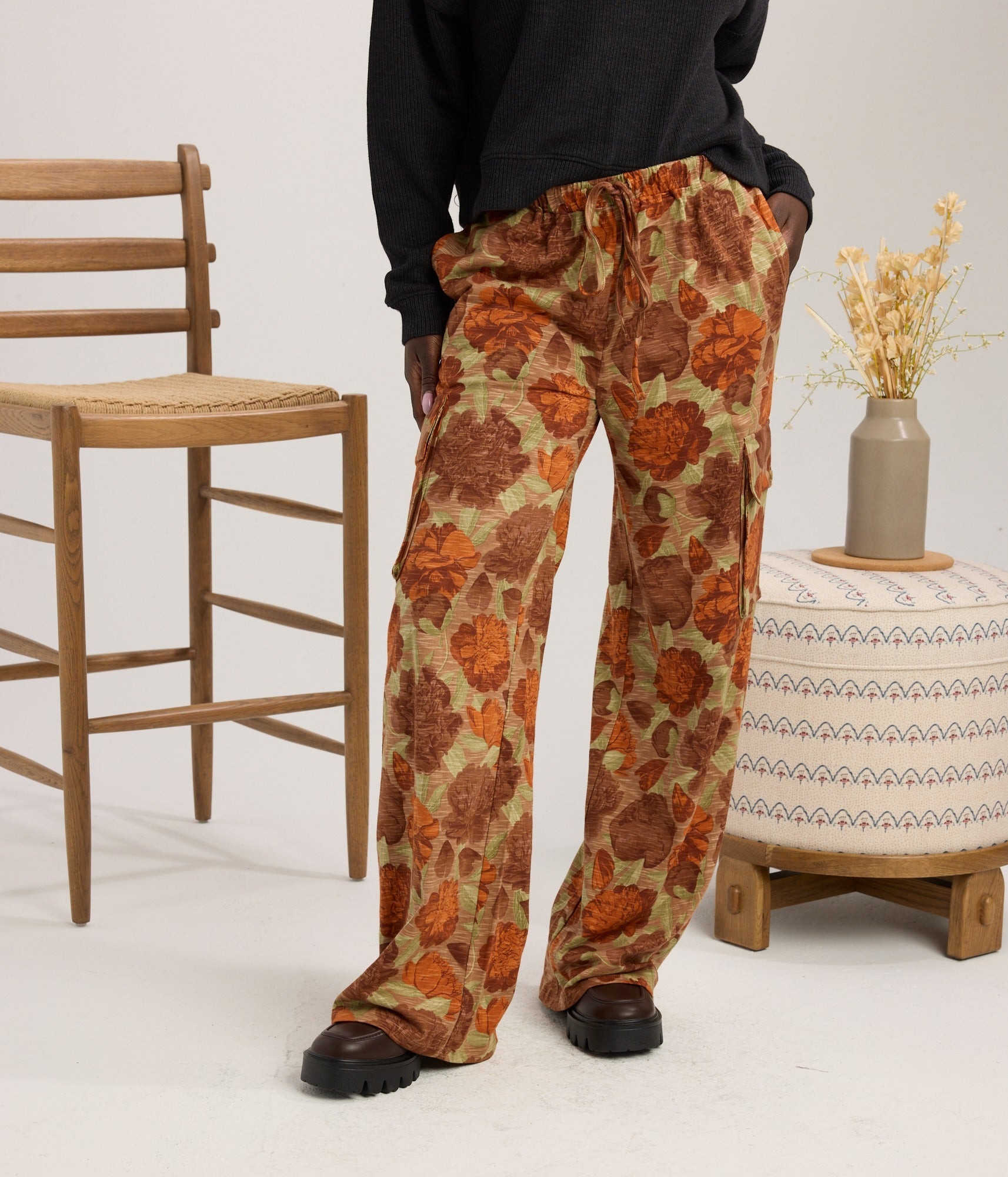 Camino Pant - Peonies