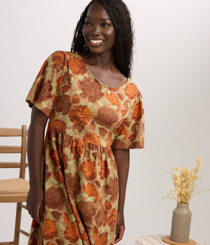 Halstead Dress - Peonies