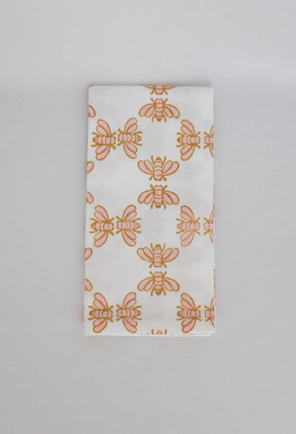 Rose & Mustard Honeybee Napkin Set