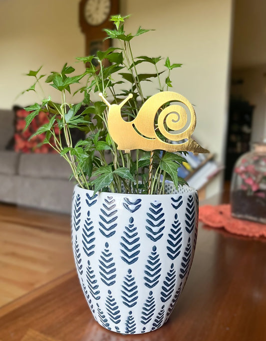 Mini Snail Plant Stake