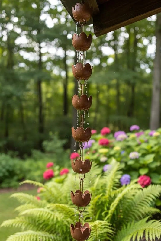 Tulip Cup Rain Chain