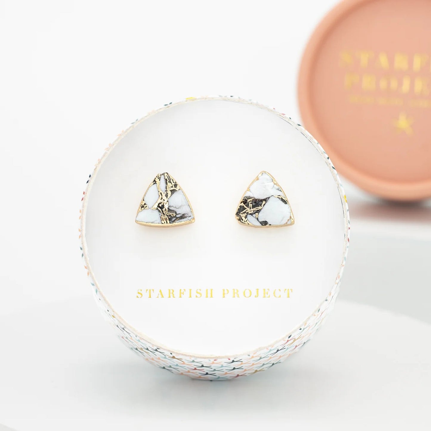 Haven Studs - White Turquoise