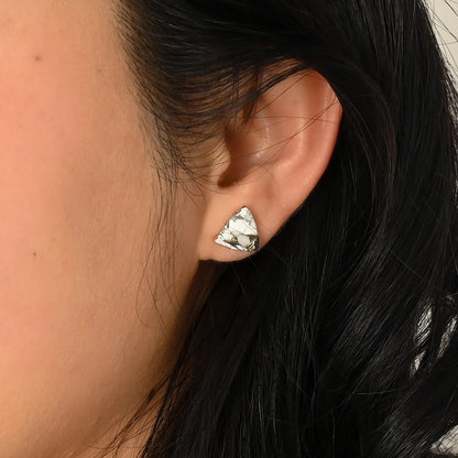 Haven Studs - White Turquoise