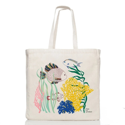Free To Protect (Ocean Edition) Tote