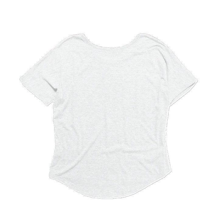 Vintage White Tri-blend Flowy Tee