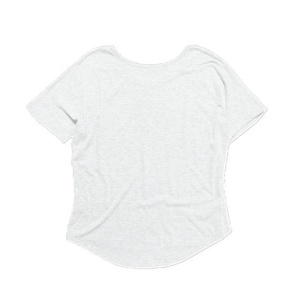 Vintage White Tri-blend Flowy Tee