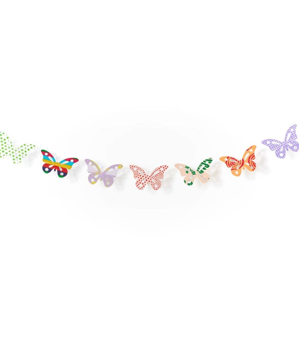 Butterfly Recycled Paper Garland