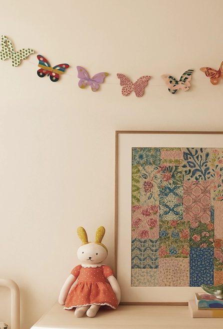 Butterfly Recycled Paper Garland