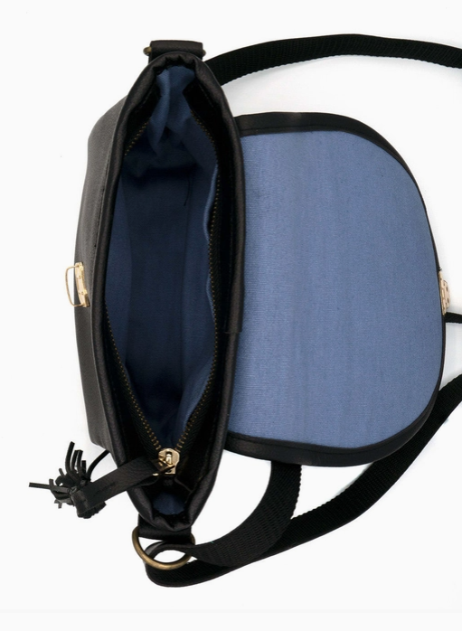 Black Goldilocks Crossbody Purse